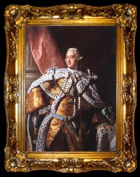 framed  RAMSAY, Allan Portrait of George III, ta009-2